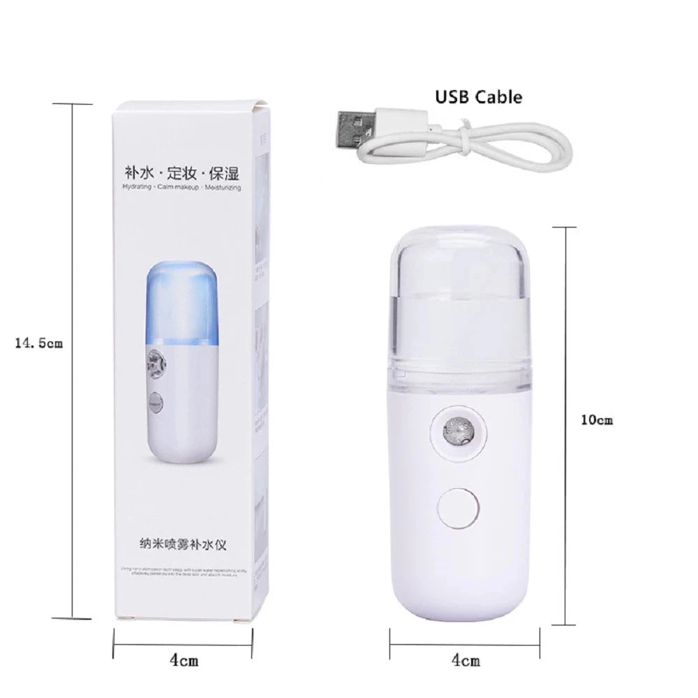 USB Rechargeable Mist Facial Sprayer - Portable Skin Care Devices USA