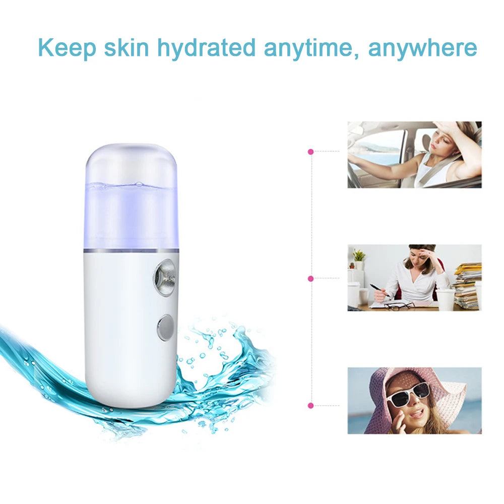 USB Rechargeable Mist Facial Sprayer - Portable Skin Care Devices USA