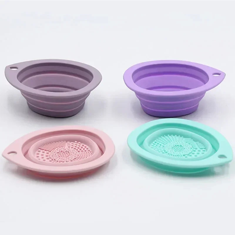 Silicone Makeup Brush Cleaner Bowl - The Soulara