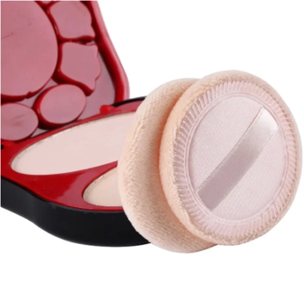 6PCS Round Facial Powder Puffs - The Soulara