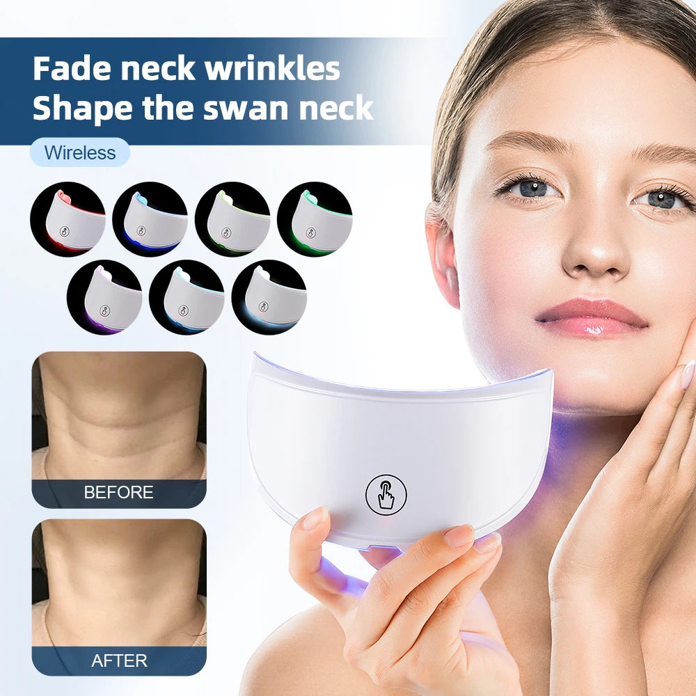 7-Color LED Facial & Neck Mask - The Soulara