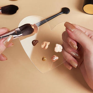 Acrylic Makeup Palette & Spatula - Women's Cosmetic Accessories Online