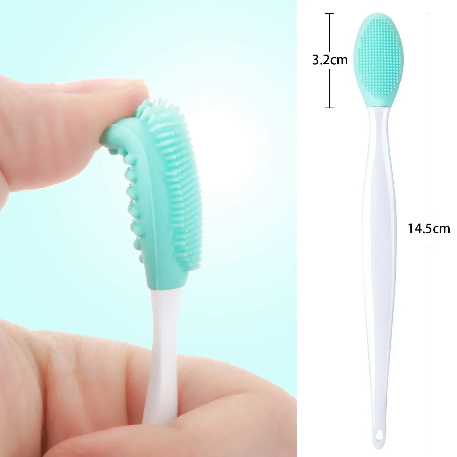 3PCS Silicone Face Cleansing Brushes - Makeup Accessories USA Online