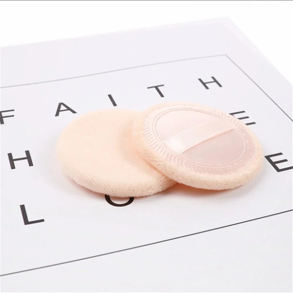 6PCS Round Facial Powder Puffs - The Soulara