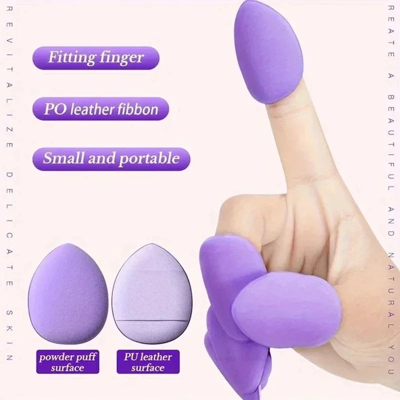 12PCS Velvet Triangle Powder Puffs - Makeup Accessories USA Online