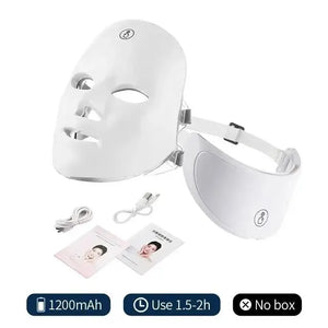 7-Color LED Facial & Neck Mask - The Soulara